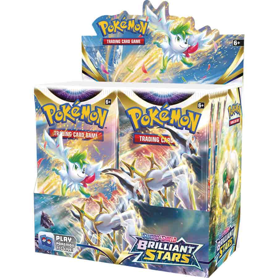 Pokémon Sword & Shield 9: Brilliant Stars Booster Display