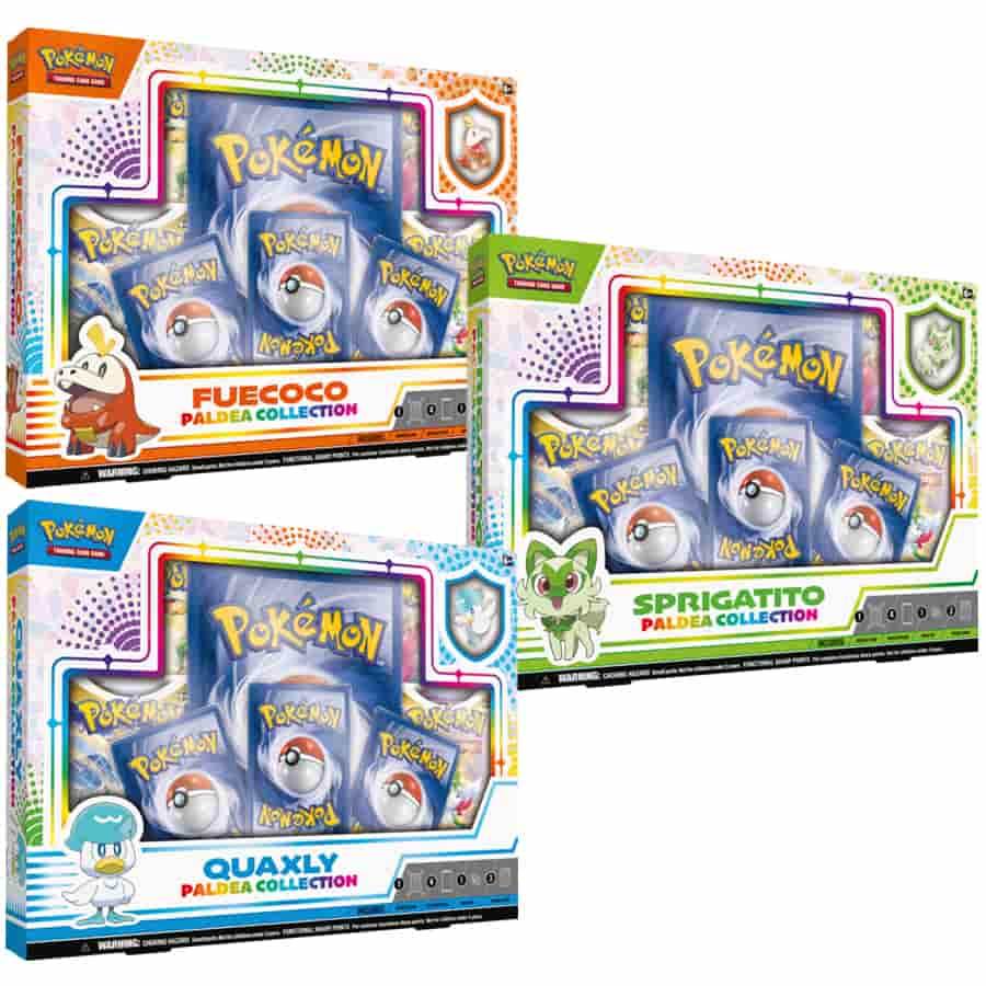 Pokémon TCG: Paldea Collection Fuecoco/Sprigatito/Quaxly