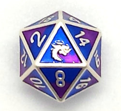 Dice Old School Dice: D20 Metal Dwarven