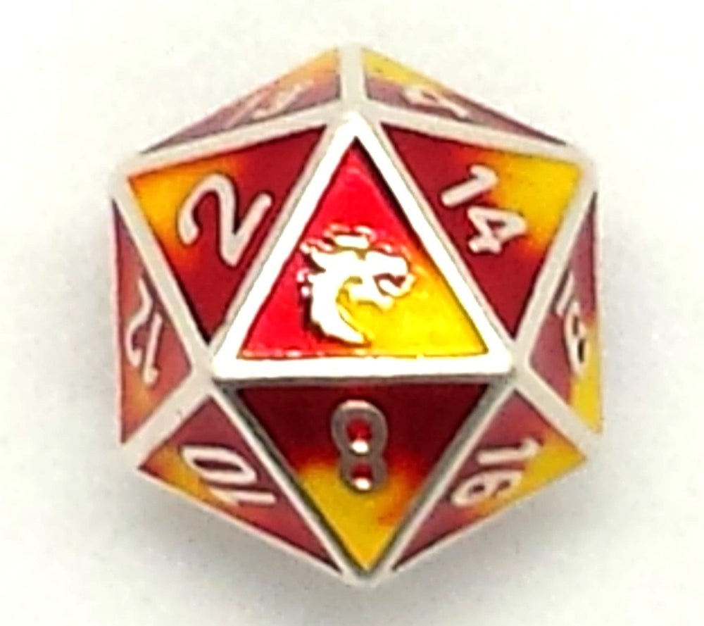 Dice Old School Dice: D20 Metal Dwarven