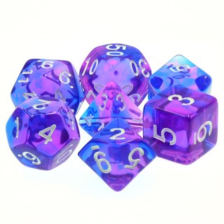 Dice Tasty Minstrel: Poly 7 Set Translucent