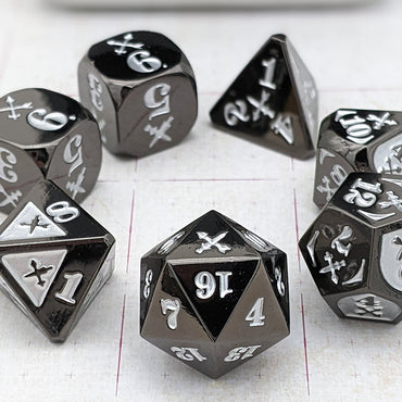 Dice GYLD: Piercing Damage Metal (7)