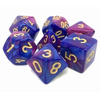 Dice Tasty Minstrel: Poly 7 Set Fusion