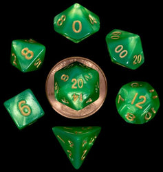Dice Metallic Dice Co: Poly 7 Set Mini Combo