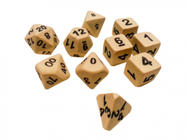 Dice CritHit Ceramic: Extended Poly 10 set