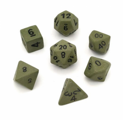 Dice CritHit Ceramic: Standard Poly 7 set