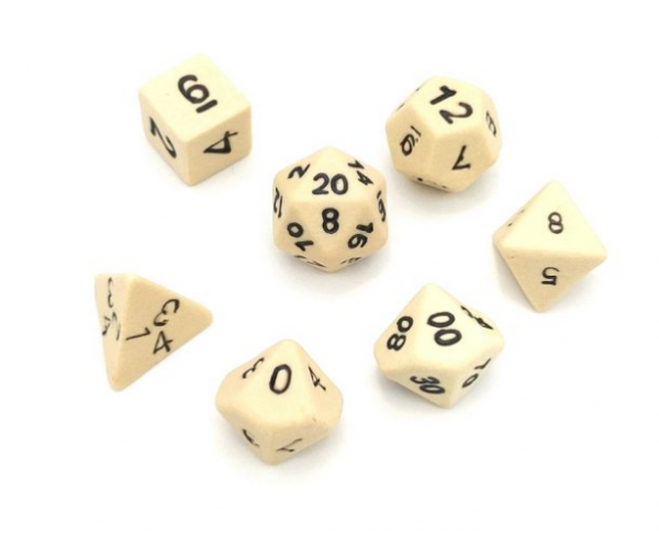 Dice CritHit Ceramic: Standard Poly 7 set