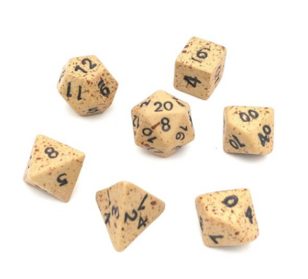 Dice CritHit Ceramic: Standard Poly 7 set