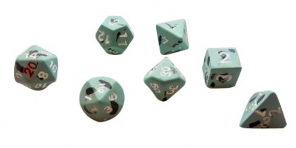 Dice CritHit Ceramic: Standard Poly 7 set