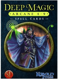 Dungeons & Dragons Kobold: Deep Magic Spell Cards - Arcane 4-9