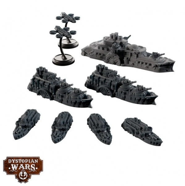 Dystopian Wars: Union Battlefleet Set - Constitution