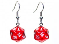Earrings Chessex: Mini d20 Pair