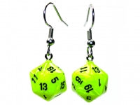 Earrings Chessex: Mini d20 Pair