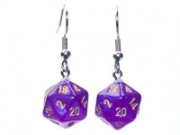 Earrings Chessex: Mini d20 Pair