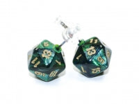 Earrings Chessex: Mini d20 Pair