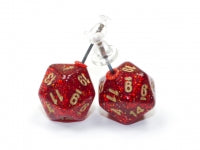 Earrings Chessex: Mini d20 Pair