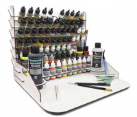 Paint Vallejo: Paint Display and Work Station with Vertical Storage 40 x 30 cm