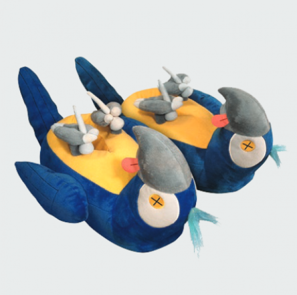 Plush Monty Python: Slippers - Resting Parrot