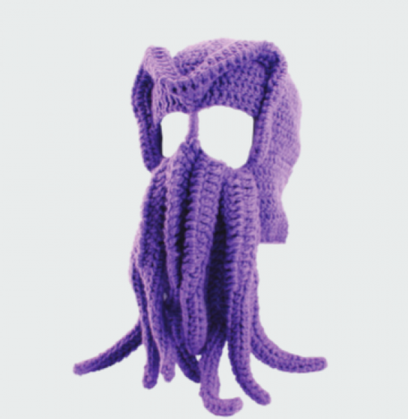 Plush Cthulhu: Ski Mask - After Dark Purple