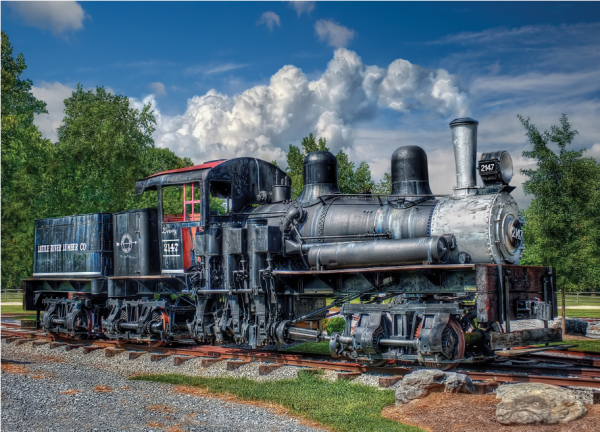 Puzzle Mchezo: 1000 Piece Vintage Steam Engine