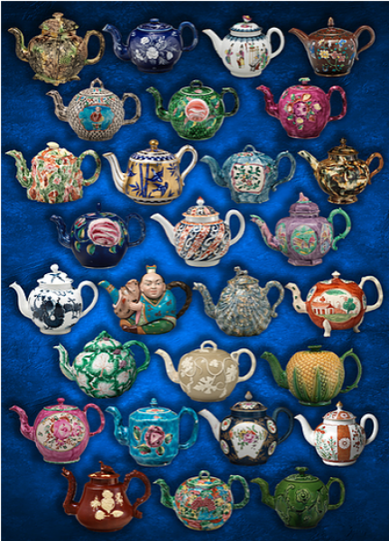 Puzzle Toy Vault: 1000 Pieces Teapot Collection