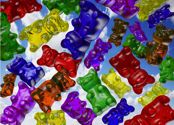 Puzzle Mchezo: 1000 Pieces 100 Percent Chance of Gummy Bears