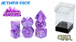 Dice Gate Keeper: Poly 7 Set Aether