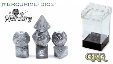Dice Gate Keeper: Poly 7 Set Mercurial