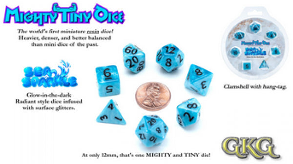 Dice Gate Keeper: Poly 7 Set Mighty Tiny Dice