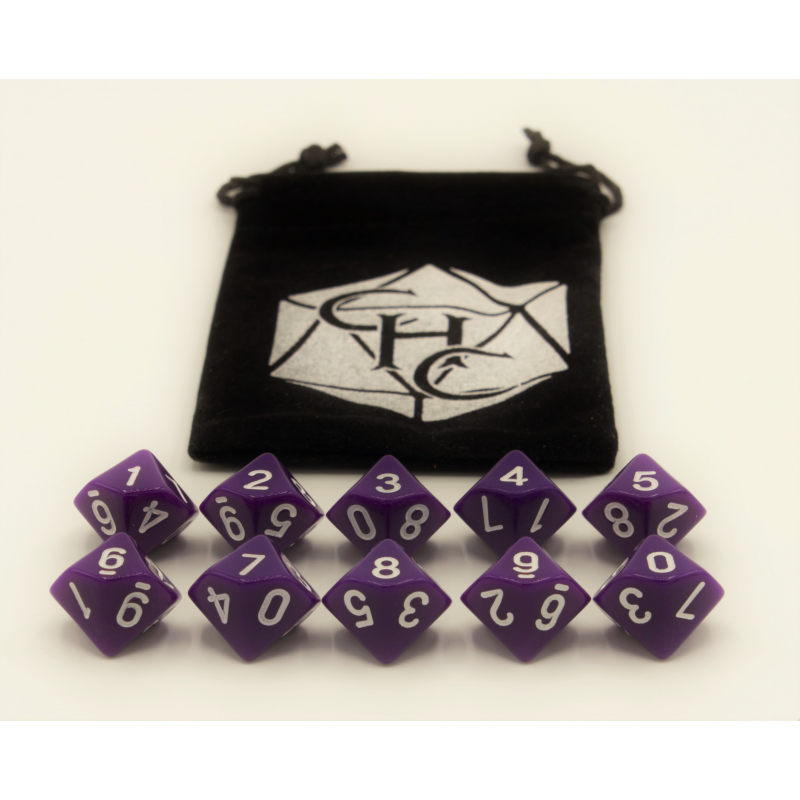 Dice Critical Hit: D10's Opaque