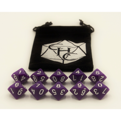 Dice Critical Hit: D10's Opaque