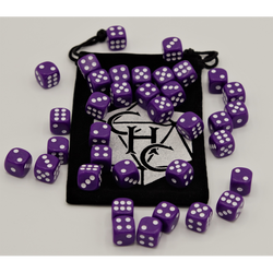Dice Critical Hit: D06 12mm set of 36 Opaque