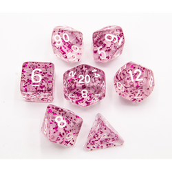 Dice Critical Hit: Poly 7 Set Glitter