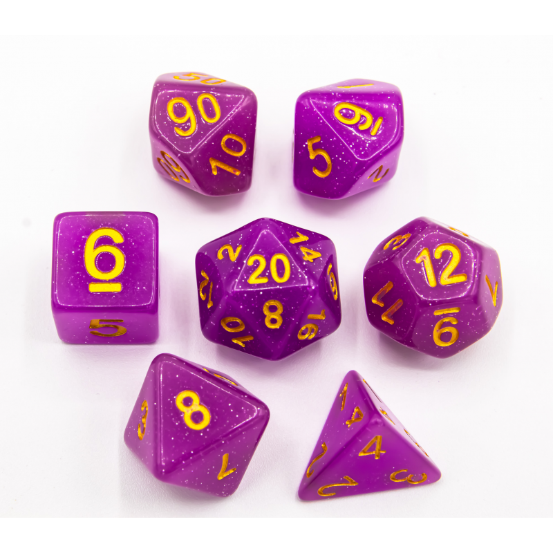 Dice Critical Hit: Poly 7 Set Jelly