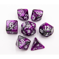 Dice Critical Hit: Poly 7 Set Fusion Steel