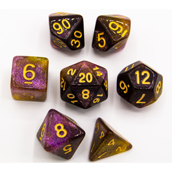 Dice Critical Hit: Poly 7 Set Galaxy