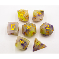 Dice Critical Hit: Poly 7 Set Jade Fusion