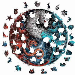 Puzzle Craft-Hub: Dragons Yin Yang