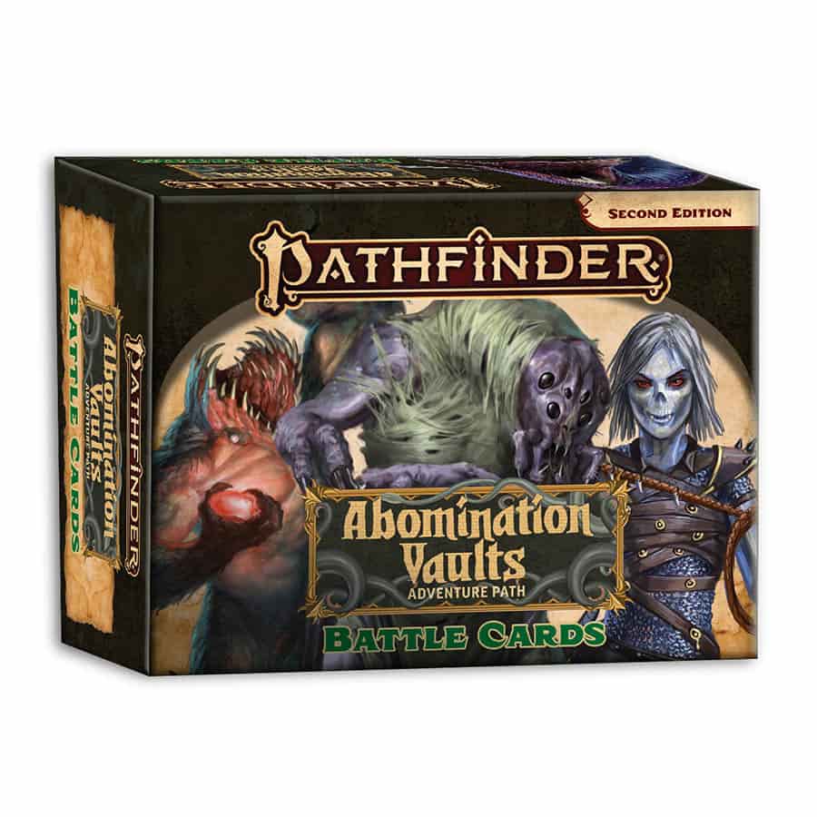 Pathfinder 2E: Deck - Abomination Vaults Battle Cards