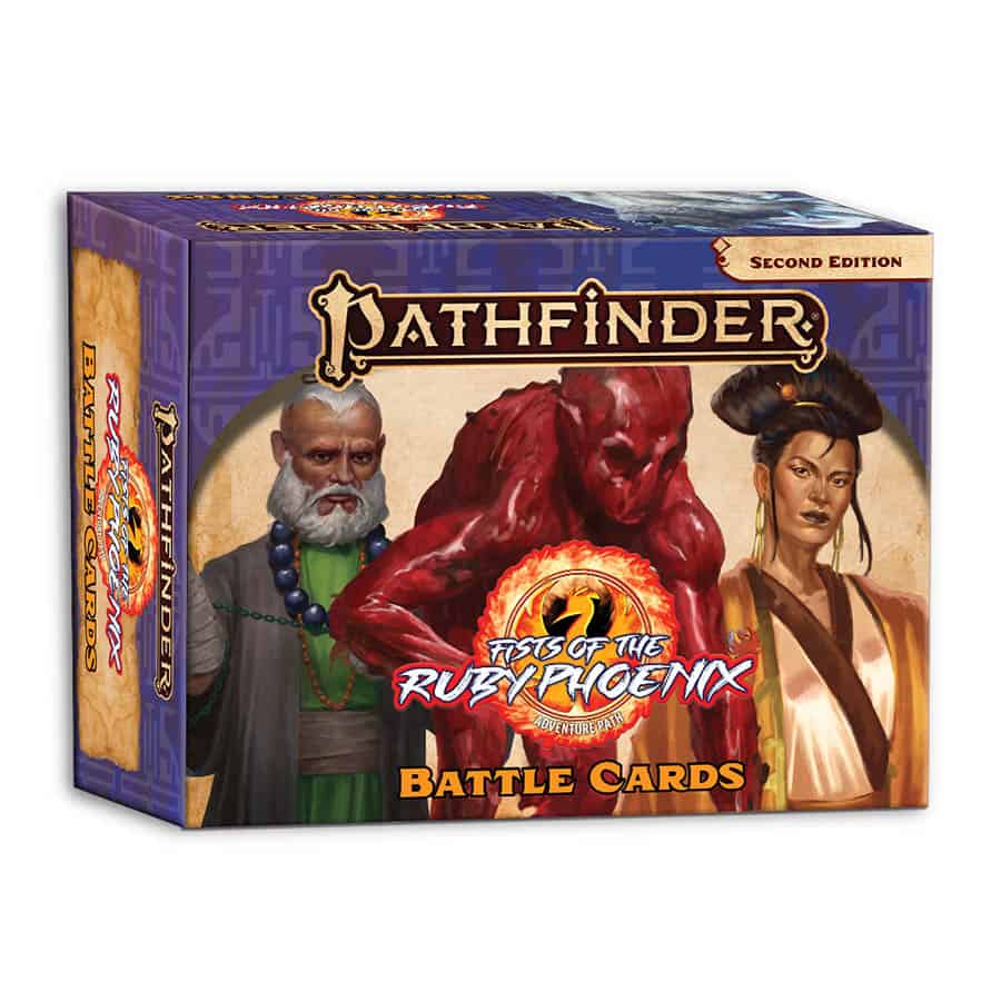 Pathfinder 2E Path: Fists of the Ruby Phoenix Battle Cards
