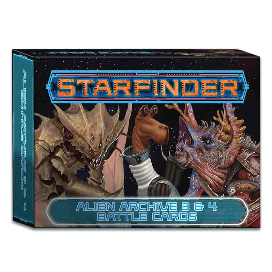 Starfinder: Battle Cards - Alien Archive 3 & 4