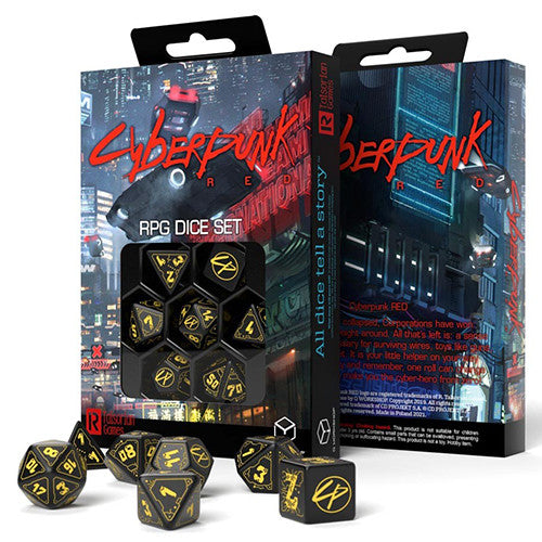 Dice Cyberpunk RED: Poly 7-Set