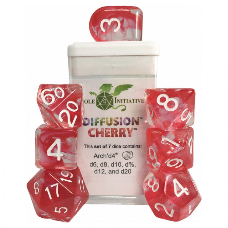 Dice Role 4 Initiative: Poly 7 Set Diffusion