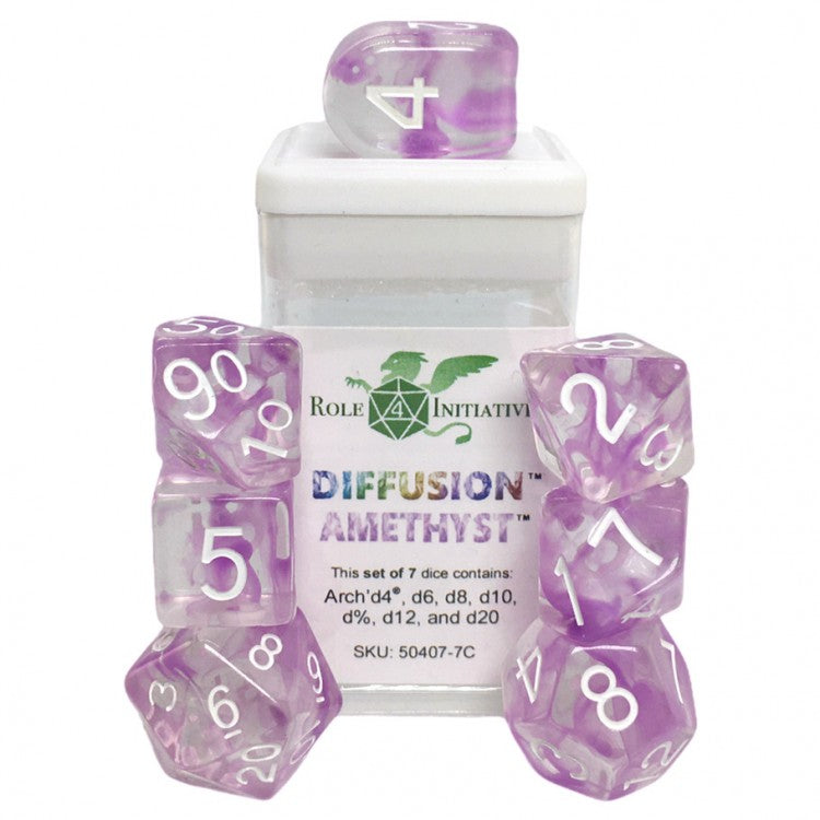 Dice Role 4 Initiative: Poly 7 Set Diffusion
