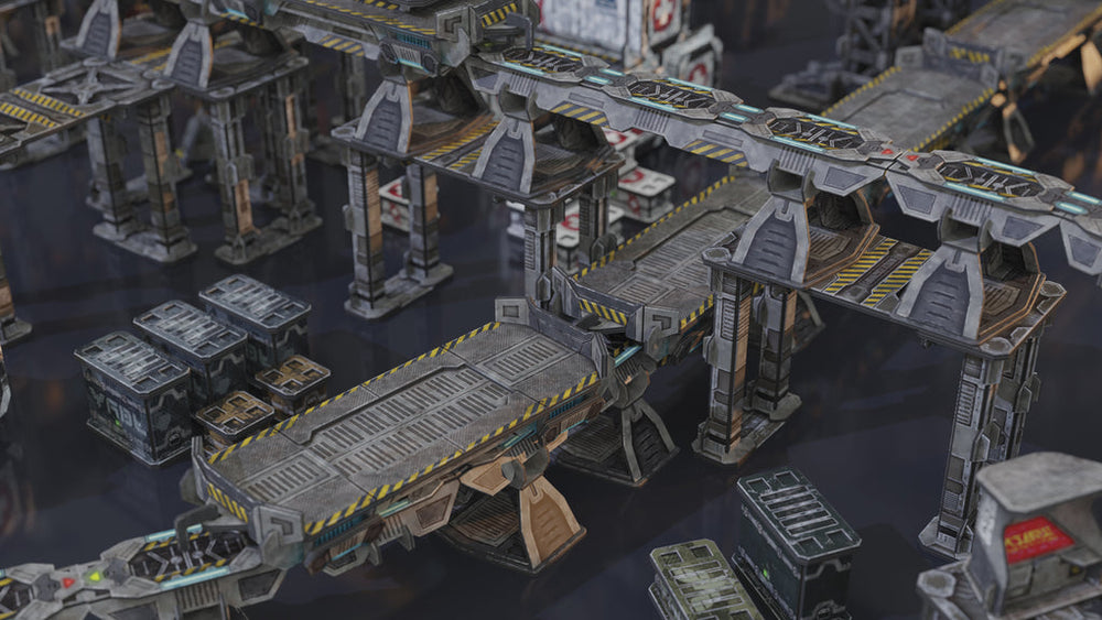 Terrain TinkerTurf SF: MagLev Rail Add-on - Neutral Theme