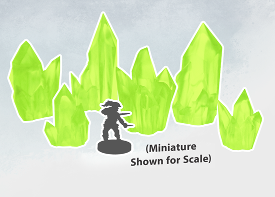 Terrain Monster Scenery: Peridot Crystals