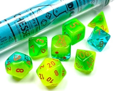 Dice Chessex: Poly 7 set Tube Lab Gemini
