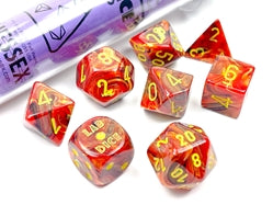 Dice Chessex: Poly 7 set Tube Lab Dice Vortex