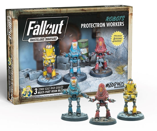 Fallout Wasteland Warfare Robots: Protectron Workers