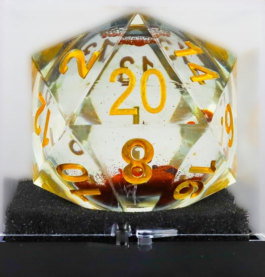 Dice Sirius: d20 Snow Globe: 54mm